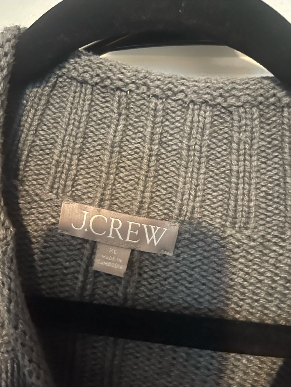 J. Crew Mockneck in Gray - Picture 2 of 3